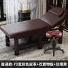 Cama de Massagem Dobrável de Medicina Tradicional Chinesa, Cama de Massagem para Casa, Cama de Fisioterapia com Furos, Cama Bordada para Moxabustão e Remoção de Cera de Ouvido, Cama de Beleza para Salão de Beleza