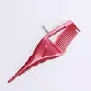Herramienta para teñir el cabello Aceite de Tiburón Peine para teñir el cabello Engrosado Permanente Tinte Pincel Blanco Película vertible Cuidado Pincel para hornear