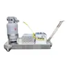 Placa calefactora de asfalto máquina reparadora de carreteras, placa calefactora infrarroja, tipo empuje manual, para mantenimiento de carreteras y reciclaje de autopistas