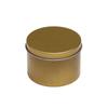 Tarro para velas de 3.5 oz, hojalata, frasco redondo recto, frasco de lata para incienso de aromaterapia, crema de pera otoñal, caja de hierro esmerilado personalizada