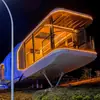 Casa Contenedor Rongjie Turismo al Aire Libre Habitación de Alojamiento Local Villa en Zona Escénica Camping Casa Cápsula Fábrica de Cápsulas Espaciales Móvil