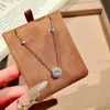 Popular Colar de Diamante Moissanite Cor D Importado Americano com Acessórios de Pulseira Redonda Luxuosa de 2 Quilates para Mulheres
