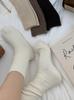Calcetines AMUSIVE de Lana de Terciopelo Cepillado para Otoño e Invierno para Mujer, Calcetines de Media Caña a Prueba de Olor para Apilar, Calcetines Cálidos Gruesos en Stock