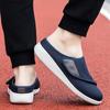 Primavera 2025 Nuevos Zapatos Anchos Transpirables para Caminar de Talla Grande Transfronterizos para Mujer, Slip-on, Zapatos para las Cuatro Estaciones, Pantuflas Baotou de Pareja
