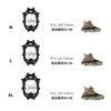 Crampons de silicone transfronteiriços russos para esportes ao ar livre, simples para escalada na neve de inverno e montanhismo, capas antiderrapantes para sapatos
