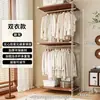 Cabideiro e porta-chapéus estilo tronco de árvore cabideiro de chão para quarto closet aberto guarda-roupa simples de madeira maciça cabideiro prateleira de armazenamento