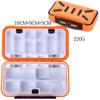 HENGJIA/HENGJIA Caja de Accesorios Impermeable Flip Desmontable Luya Caja de Herramientas Multitamaño Caja de Almacenamiento de Señuelos