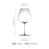 Taça de Vinho Tinto Ultrafina Feita Puramente à Mão Cristal Zalto Mesmo Estilo Taça Bordeaux Taça Borgonha