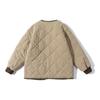 Beijie marca de moda americana para hombre 2023 Invierno nuevo costura color contrastante ropa acolchada de algodón retro ropa de trabajo abrigo acolchado de algodón abrigo para hombre