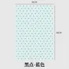Papel de embrulho para buquê série poá estilo coreano 150g papel de embrulho flor poá design DIY papelão rígido arte floral