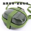 Hervidor de agua portátil de aluminio grueso de 87 litros para acampar al aire libre, estilo antiguo, con correa de entrenamiento militar, gran capacidad, ideal para salidas de verano.