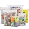 Bolsas Transparentes con Cierre para Ropa en Stock, Empaque Auto-Sellable Individual para Ropa Interior, Bolsas de Plástico Transparentes Mate con Cierre para Almacenamiento de Ropa