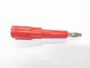 Enchufe de Alto Voltaje Toma de Corriente de Alto Voltaje Bloque de Terminales Redondo Plano Triángulo Una Cruz Prueba de Voltaje Soporte de Enchufe Blanco Accesorios