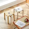 Banqueta Plástica Infantil Cartoon Espessa, Banqueta Baixa Doméstica para Bebê, Banqueta para Sentar de Jardim de Infância, Banqueta Antiderrapante para Banheiro, Bonita e Divertida