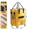 Bolsa de Compras Plegable con Ruedas Haken de Gran Capacidad para Uso Doméstico, Bolsa de Compras Ligera con Ruedas para Compras de Supermercado y Viajes, Bolsa de Equipaje para Viajes