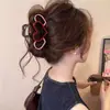 Pinzas para el Cabello con Gran Volumen, Moño, Pinza de Tiburón, Bonita Horquilla de Flor Retro, Pinza de Garra Versátil para la Parte Posterior de la Cabeza