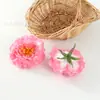 Cabeças de Flores de Peônia Artificiais, Decoração de Parede de Flores de Casamento Rosa, Materiais Artesanais DIY, Flores de Seda Atacado