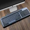 Película de teclado universal côncava para desktop, película protetora de teclado de silicone, capa protetora contra poeira