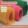 Venda por atacado 1mm cor tecido de feltro macio fibra química tecido não tecido adesivo filme adesivo tecido não tecido lavável tecido