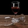 Copa de Cristal Grueso Creativa para el Hogar Copa de Vino Tinto Copa de Cóctel Vaso Transparente de Estilo Europeo Copa de Vino Tinto