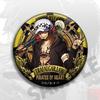 Insignia de Metal de Hoja de Lata Pin Accesorios Luffy Ace Sabo Barba Blanca Luffy Regalo de Negocios