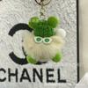 Lindo colgante de peluche con forma de bola de carbón de imitación de piel de conejo rex, joyería creativa, muñeco de dibujos animados, llavero para coche