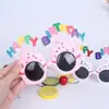 Óculos de Aniversário de Celebridade da Internet, Óculos Engraçados, Decorações para Festa de Aniversário Infantil, Decorações de Bolo para Criar Atmosfera, Adereços para Fotos, Presentes