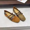 2026 Novas Sapatilhas Mary Jane com Fivela de Cinto Estilo Coreano, Bico Redondo e Tiras Cruzadas para Mulheres, Sapatilhas Planas de Solado Baixo