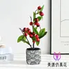 Plantas Mini Manzana en Maceta de Imitación de Alta Calidad, Decoraciones Creativas Artificiales para el Hogar y la Moda, Suministro Directo del Fabricante