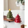 Árbol de Navidad Creativo Portapalillos de Dientes de Alto Valor Lindo Dispensador de Palillos Uso en Casa Caja de Almacenamiento de Bastoncillos de Algodón para Hilo Dental Palillos