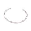 Pulsera de Acero Titanio Bambú Oro de 18K Pulsera de Moda Simple Diseño Nicho Ins Celebridad de Internet Corea del Sur Joyería de Alta Gama para Mujer