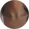 Amazon Cadena de eslabones Flash Transfronteriza Elegante Collar de Corazón Abierto Estrella Abierta Joyería de Moda Trendy para Chicas