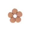 Contas de margarida de silicone, pingentes de pulseira de flor de girassol colorida, acessórios, acessórios de vestuário DIY, decorações