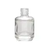 Botella de Esmalte de Uñas Personalizada de Fábrica de Un Color Totalmente Opaca 15ml Botella Redonda de Vidrio para Esmalte Sellada