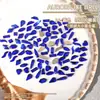 Acessórios para Nail Art Forma Irregular de Fundo Plano Diamante Aurora Fantasma Roxo Champanhe Cor AB Cor Mista Luar Decorações Iridescentes para Broca de Unha