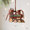 Decoración Navideña Transfronteriza Nueva Decoración Colgante de Árbol de Navidad Tridimensional Vintage Campana de Regalo Colgante de Resina
