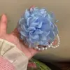 Flor de Perla Nueva de Principios de Primavera Anillo para el Cabello Rosa Seco Bolitas Bajas Cuerda para el Cabello Pequeña Fresca Súper Hada Cuerda para el Cabello Accesorios para el Cabello
