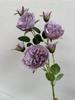 Rosa Austin de 7 cabezas, flor artificial para bodas, arreglo floral, decoración del hogar, flores artificiales para bodas, comercio exterior
