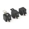 Relé Automotriz V4 con Base de Hierro y Base de Plástico 40A 12V24V Normalmente Abierto Normalmente Cerrado 4 Pines Tamaño 26*26