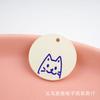 Oso gato lindo aleación pintura en aerosol gota de aceite accesorios de joyería pendientes materiales de producción diy fabricantes venta al por mayor