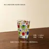 Vaso Grueso de Whiskey a Cuadros de Alta Gama, Estilo Retro de Lujo Ligero, Vaso de Licor de Patrón de Rejilla Hecho a Mano de Nicho