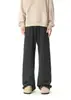 Pantalones de chándal pesados lavados estilo retro americano Nuevos pantalones anchos fluidos para hombre y mujer estilo BF perezoso pierna ancha pantalones de pierna recta tendencia