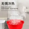 Jiahe Río Perla Cubeta Grande Baja Presión Resistente a Caídas Doméstica de PE Cubeta Plástica Grande Roja Cubeta para Lavar Pies Bañera Redonda para Niños