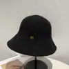 Sombrero de Pescador Simple Tejido Estilo Japonés para Mujer, Nuevo Sombrero de Cubo Liso de Gama Alta para Otoño e Invierno, Sombrero Cloche Cálido que Adelgaza la Cara