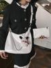 Saco de ombro axilar de alta qualidade saco de tote feminino 2024 New Fashion College classe classe commuter messenger bag
