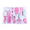 Set de Caja de Regalo para Cuidado de Bebé Tijeras para Uñas de Bebé Aspirador Nasal Herramienta de Limpieza de Fosas Nasales Peine de Seguridad con Cepillo Set de 10 Piezas