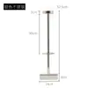 Soporte Vertical para Bolsas de Rollo de Supermercado Colgador de Pinzas para Alimentos Carne Fresca Platos Fríos Alimentos Cocinados Estante de Pinzas Metal Acero Inoxidable