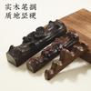 Estante de Madera para Plumas Sándalo Raíz de Catalpa Negra Talla Madera Maciza Montaña de Plumas Wuzhishan Soporte para Pinceles Fuente de Suministros de Caligrafía Fábrica