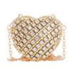 2025 Moda Transfronteriza Bolso Rojo de Diamantes Flash para Mujer Mini Bolso Pequeño Decorativo Cadena Borla Bolso Pequeño para Mujer Bolso de Noche