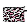 Bolsa de Cosméticos Retro con Estampado de Leopardo para Mujer, Bolso Bandolera tipo Clutch, para Lápiz Labial, Cambio, Productos para el Cuidado de la Piel, Artículos de Tocador, Almacenamiento, Brocha de Maquillaje, Bandolera
